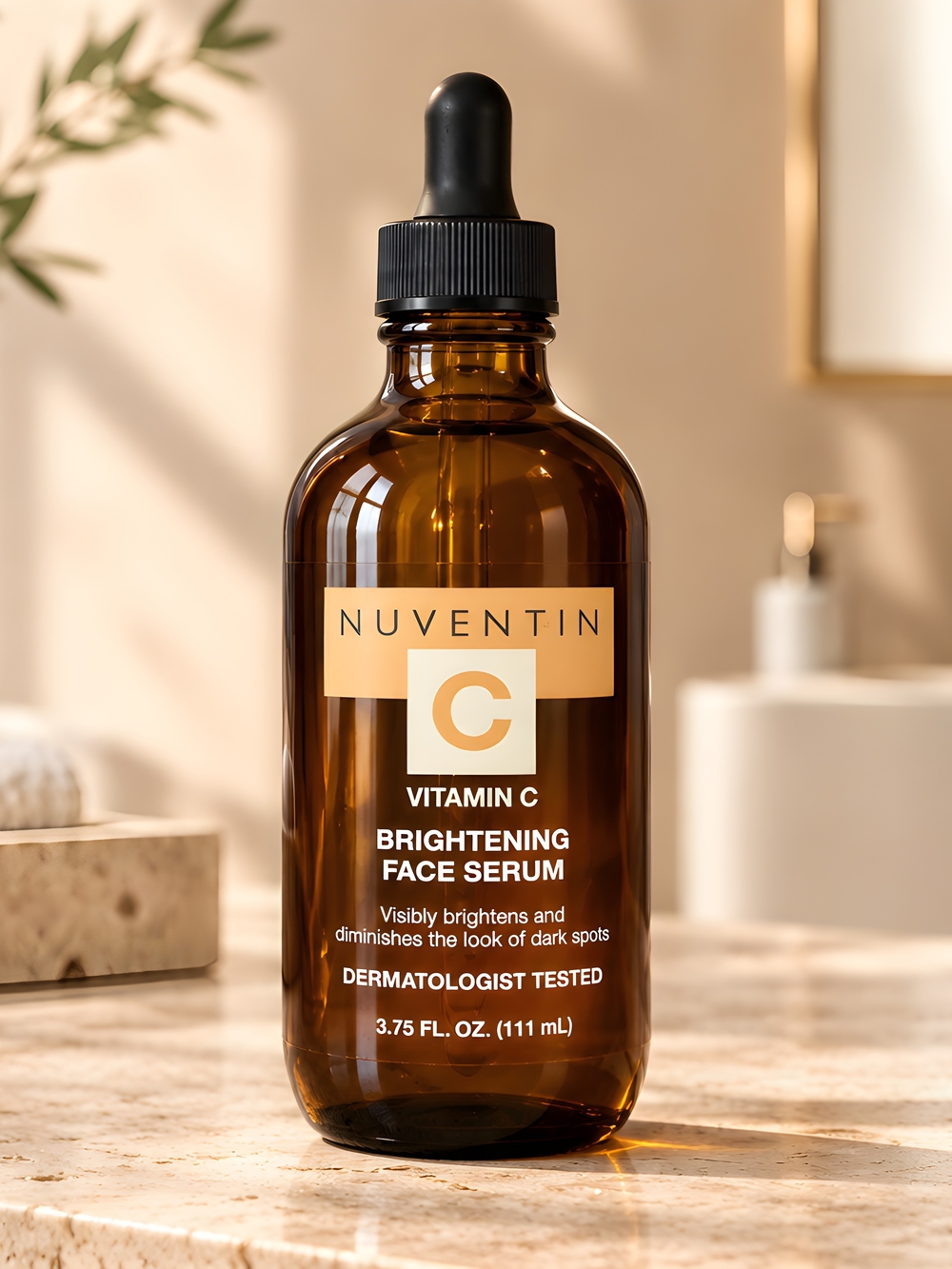 Vitamin C Brightening Face Serum — Amber Bottle